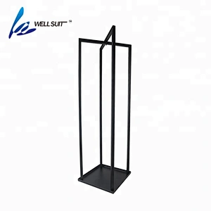Wrought Iron fireplace log rack kitchen rack black iron firewood rack with black powder coating