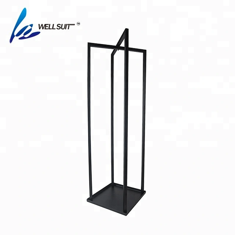 Wrought Iron fireplace log rack kitchen rack black iron firewood rack with black powder coating