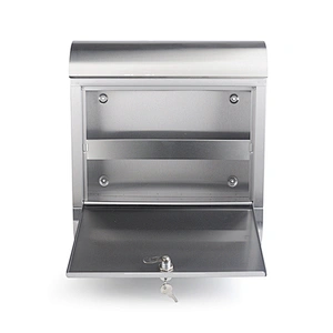 stainless steel waterproof wall mounted mailbox letterbox postbox newspaper holder for department