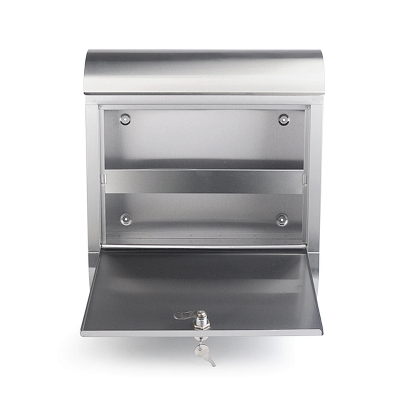 stainless steel waterproof wall mounted mailbox letterbox postbox newspaper holder for department