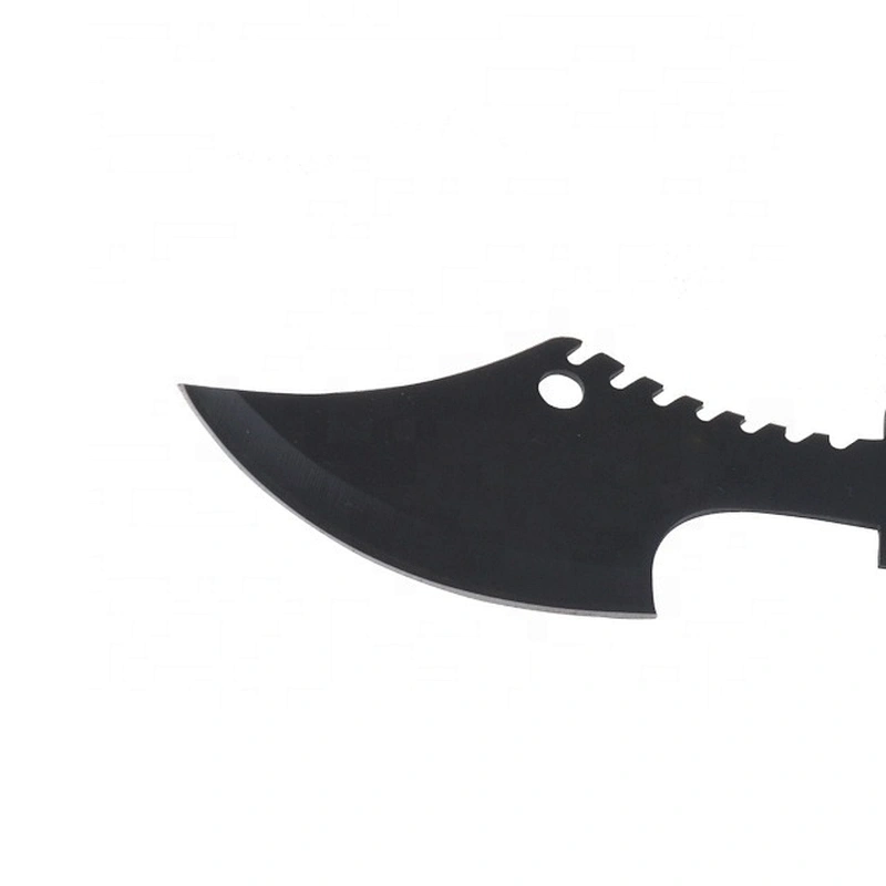 Black painting  Stainless Steel Outdoor Camp Axe Survival Hatchet with Paracord Handle