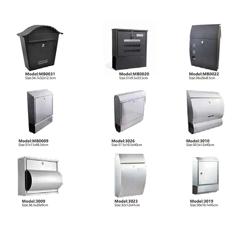 Modern wholesale stainless steel mailbox newspaper box
