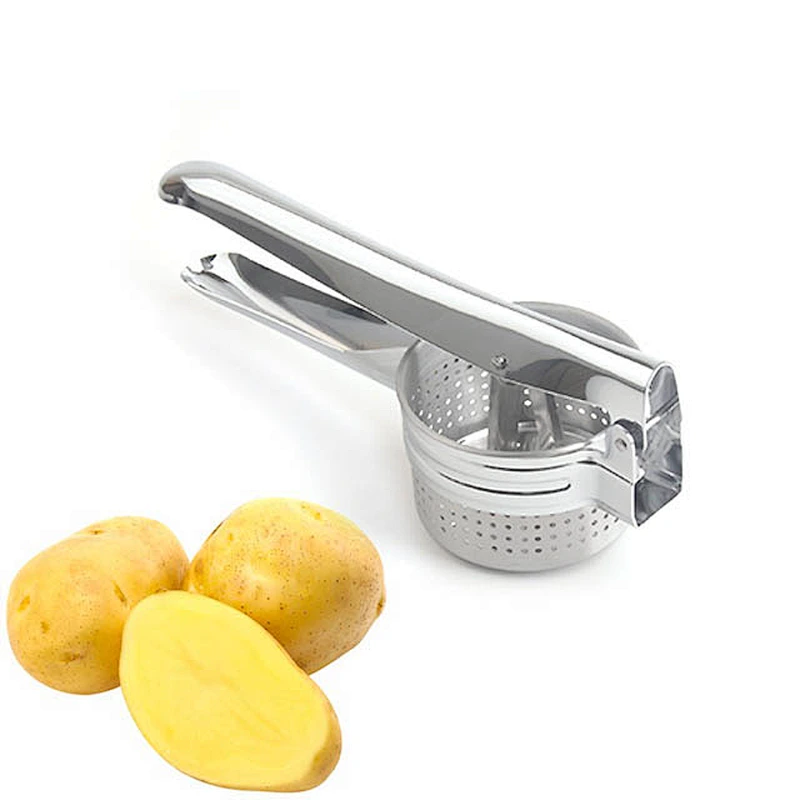 Kitchen Helper Potato Press Fruit and Vegetable Tools Ricer Stainless Steel Potato Masher