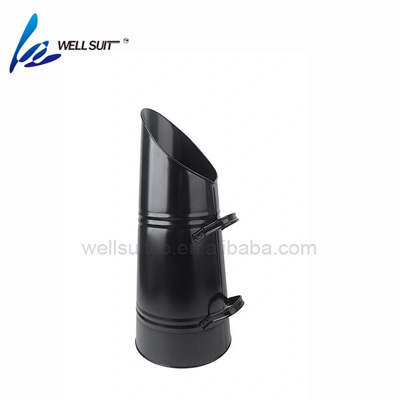 New Fireplace accessory black coal bucket/ ash hod