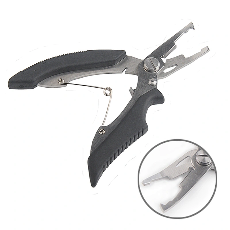Multi function Fishing Plier Scissors Fishing Line Cutters Fishhook Remover with bend head