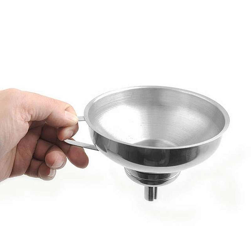 Kitchen Wide Mouth Stainless Steel Funnel metal funnel in different size