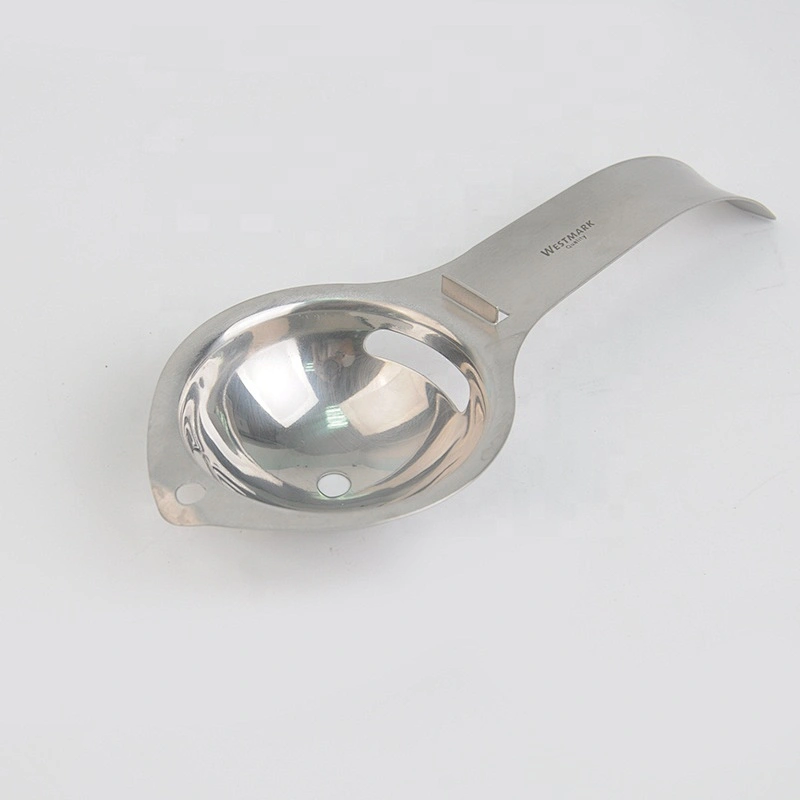 Stainless Steel Egg Separator Long Handle Egg Strainer