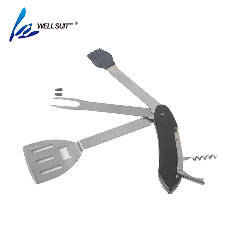 Barbecue tool 3pc bbq set grill  tool set kit barbecue stainless steel