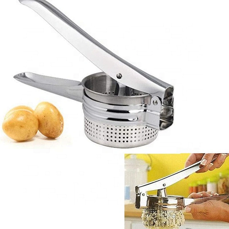 Kitchen Helper Potato Press Fruit and Vegetable Tools Ricer Stainless Steel Potato Masher