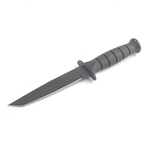 Black Painting Stainless Steel Outdoor Camping Survival Hunting Knife with Sheath
