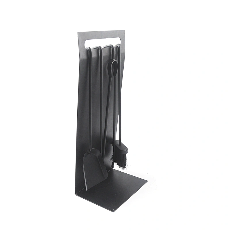 Garden Iron Fire Sets Fireplace Tool 5pcs Set with Base