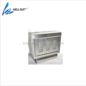 Wholesale good quality outdoor waterproof mail box metal stainless steel box