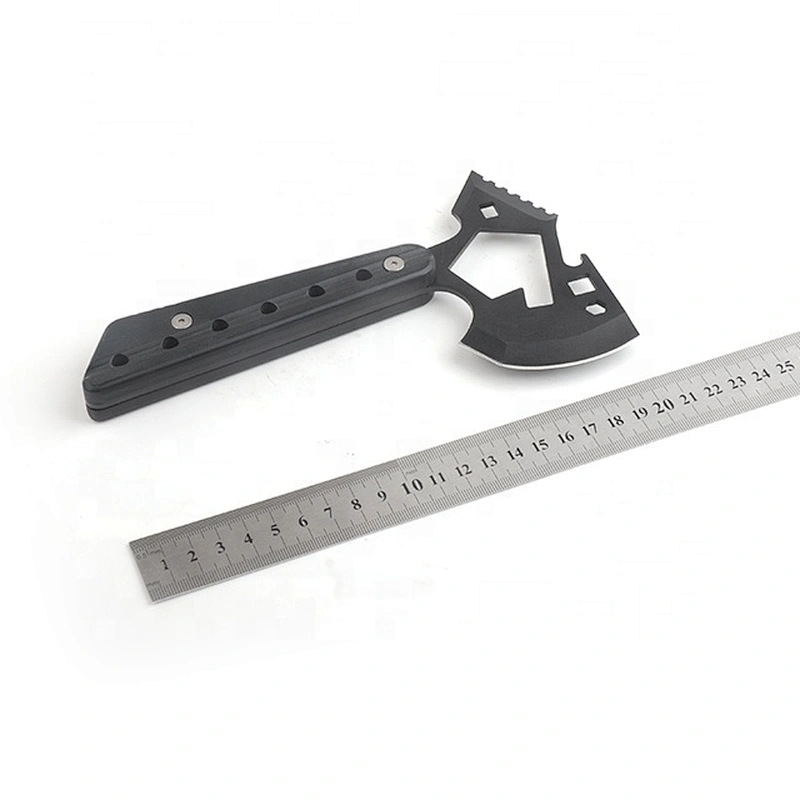 Multi Function Black Coating Head Outdoor Camping Hatchet Axe with ABS Handle