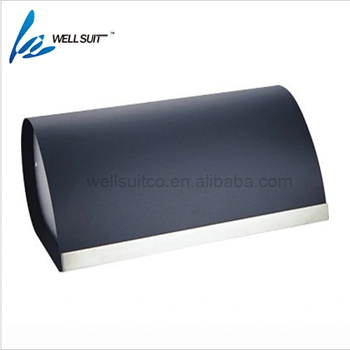 Colorful stainless steel large bread box for kitchen counter