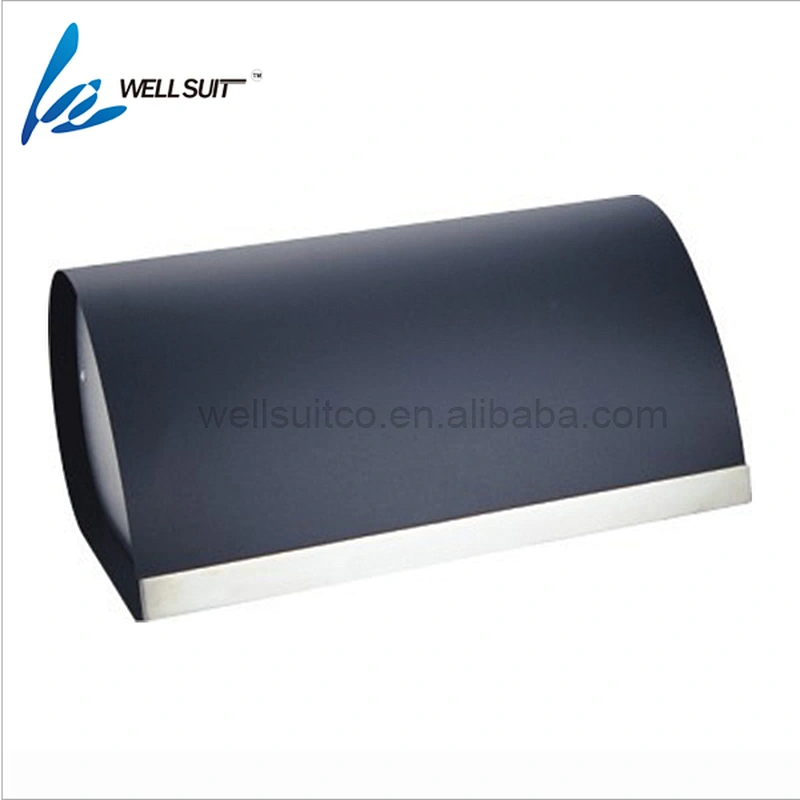 Colorful stainless steel large bread box for kitchen counter