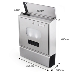 High Quality solar Mailbox Postbox Residential Mailbox