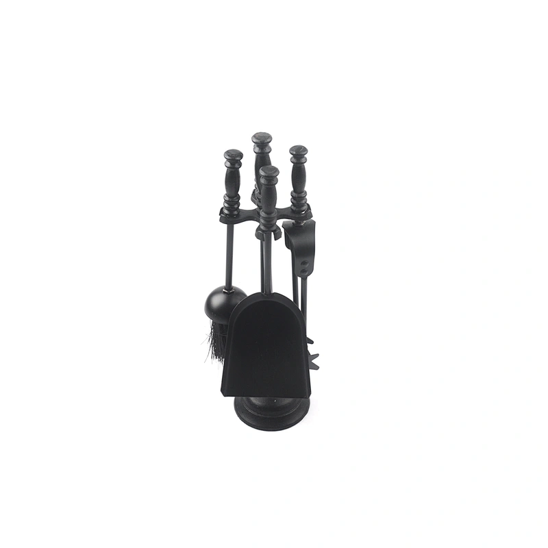 5-Piece Iron Metal Indoor Outdoor Fireplace Tools Set