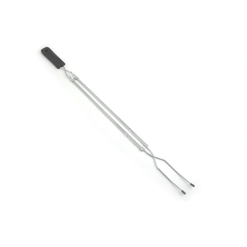 Set Roasting Forks with Bag Camping Hot Dog Telescoping Sticks Skewers BBQ Forks Stainless Steel