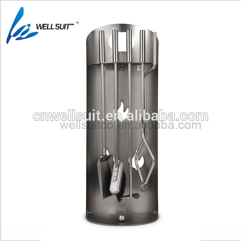 Hot selling stainless steel fireplace accessory outdoor indoor fireplace tool set