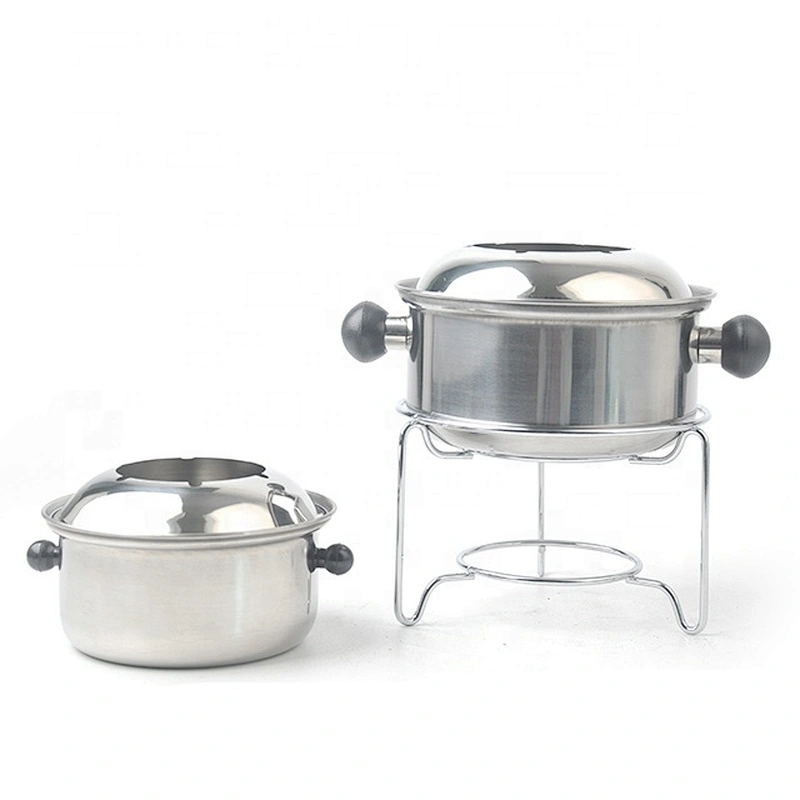 Chinese cheap stainless steel dinnerware chocolate fondue set for sale