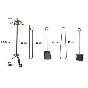 Hot sale indoor metal fireplace tool set