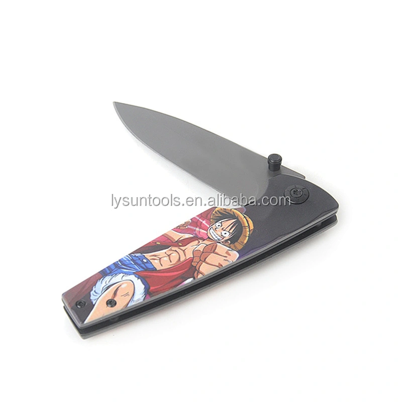 2019 Multifunctional Cartoon Pattern  Handle  Big Folding Knife