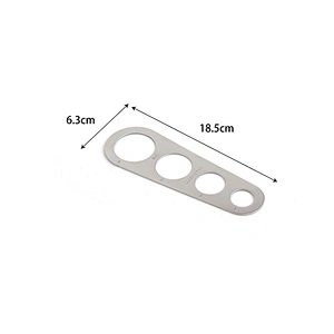 Multicolor 18-0 Stainless Steel Spaghetti Measuring Tool Pasta tools with 4 Serving Portion Pasta Gadgets
