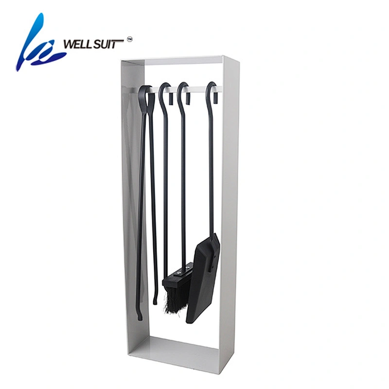 5 pieces  steel outdoor fireplace tools with fireplace tong