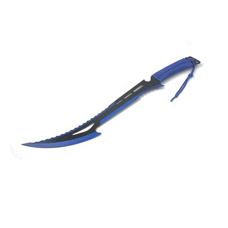 Customized design stainless steel outdoor survival matchet knife with sheath