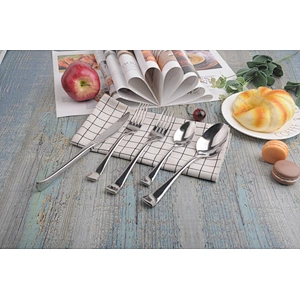 elegant 18/10 silverware stainless steel restaurant bulk flatware set custom gold plated reusable cutlery set