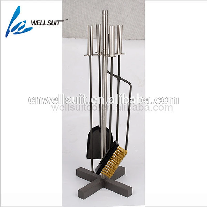 Hot selling fireplace accessory 5 in 1 fireplace tool set