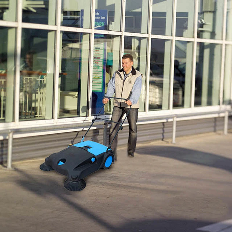 Good quality manual floor sweeper road sweeper brushes street sweeper machine for house and workshop or warehouse
