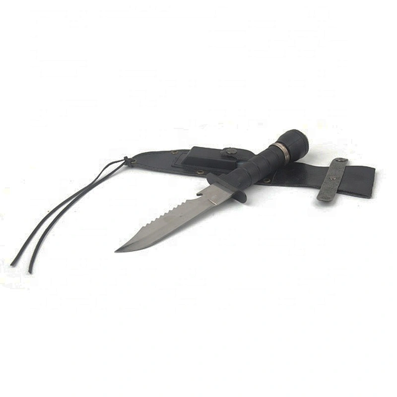 Multifunctional camping hunting outdoor knife with compass