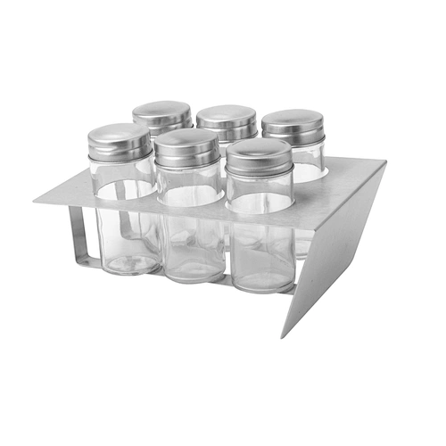 Stainless Steel salt and pepper bottle caps / Kitchen Spice Rack /spice shakers