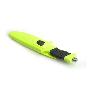 Fixed blade diving knife with ABS+TPR handle