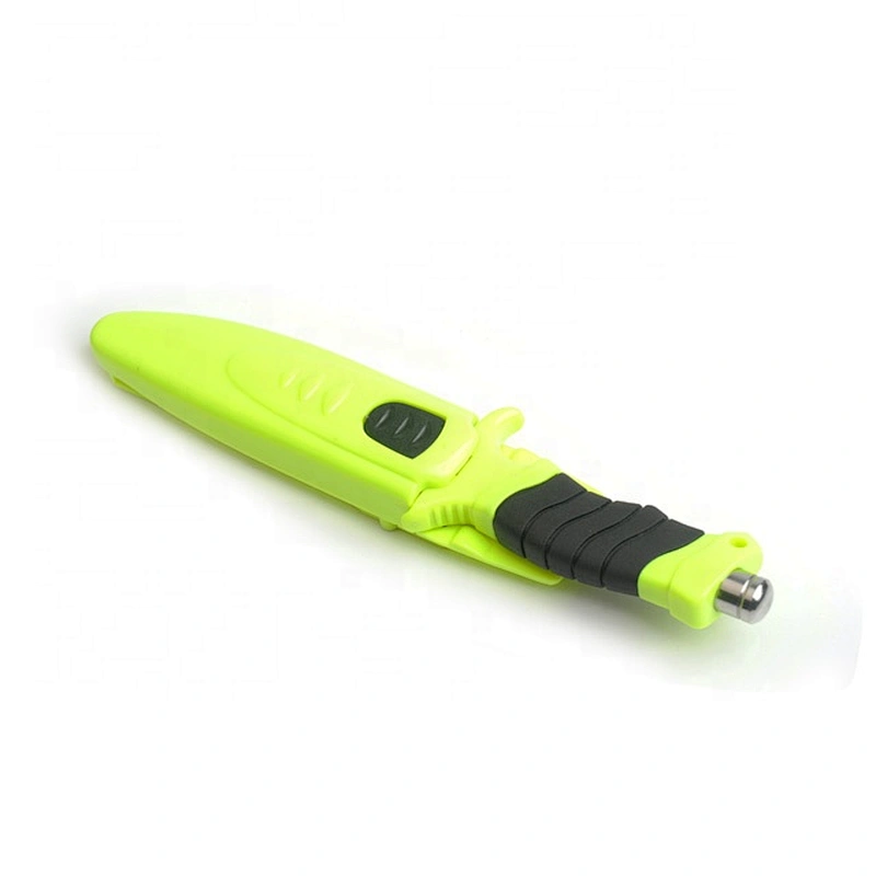 Fixed blade diving knife with ABS+TPR handle