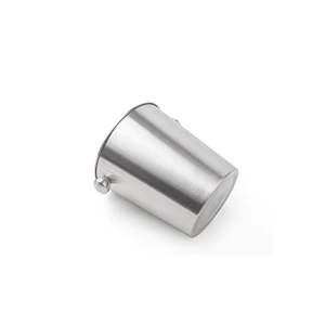 Wholesale stainless steel personalized round double wall ice bucket