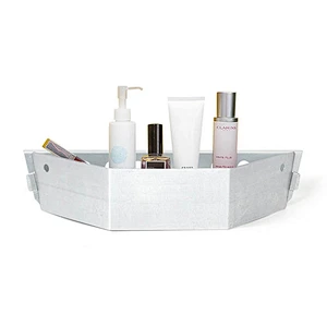 Metal stainless steel corner storage bathroom rack for home