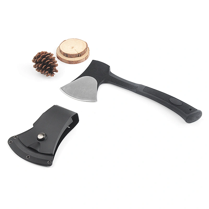 High quality stainless steel outdoor survival axe camping hatchet with nylon sheath