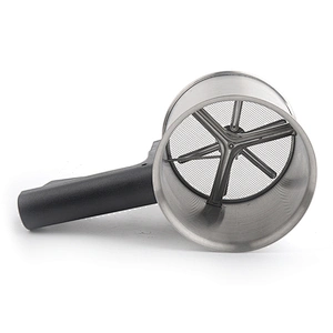 Easy to use  hot food grade stainless steel hand hold baking tool mesh flour sieve cup  flour sifter