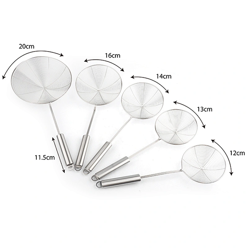 High Quality Food Grade  Stainless Steel Mesh Strainer