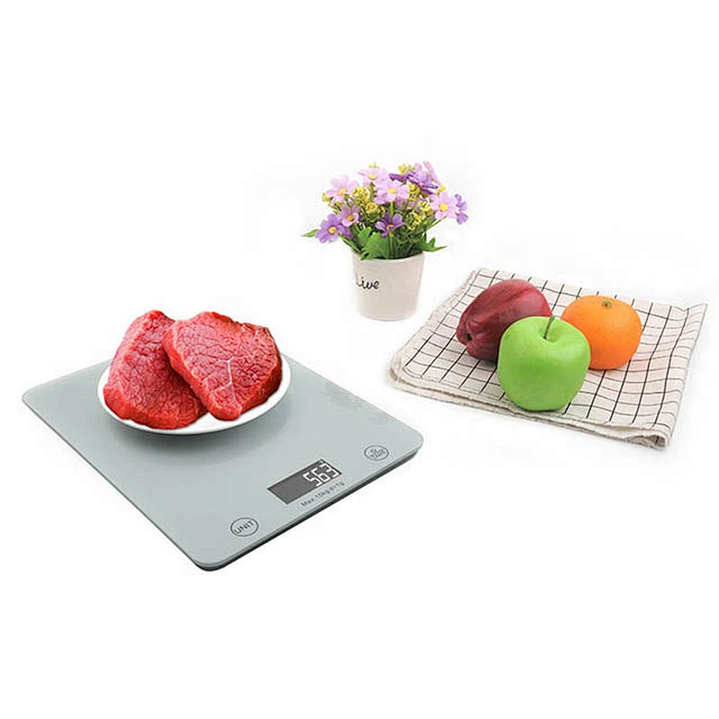 Tempered Glass Multifunction 15Kg Weight Digital Electronic Weighing Kitchen Food Scale