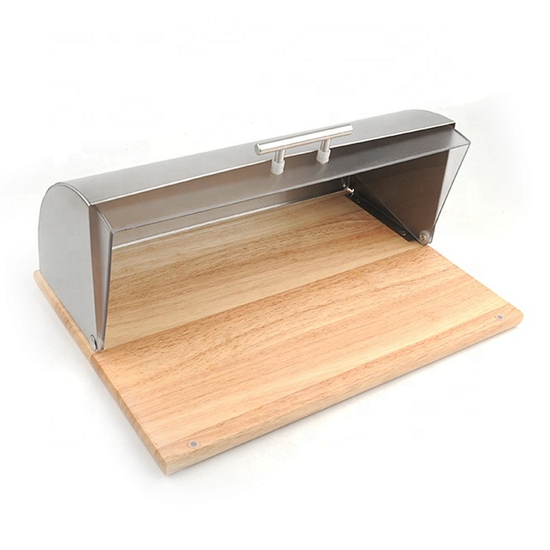 High quality wooden  bread box for kitchen, bread bin, bread storage Bread holder