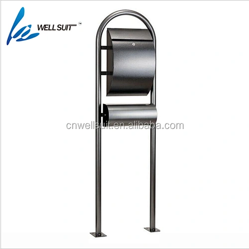 Canadian stylish private letter boxes with mail slot freely standing for outdoor and home