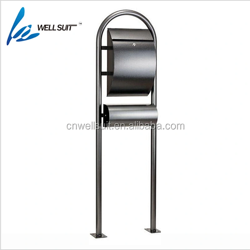 Canadian stylish private letter boxes with mail slot freely standing for outdoor and home