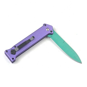 Professional  pocket titanium folding utility knife with aluminum handle