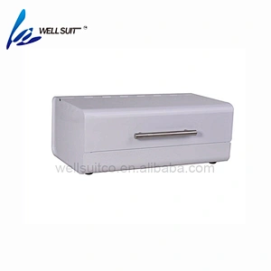 cold rolling steel Roll Top Bread Box for Kitchen, bread bin