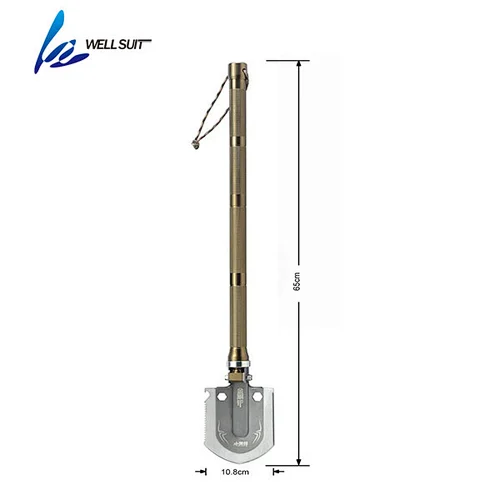 High Hardness Multifunction Outdoor Camping Survival Military folding pickaxe and shovel