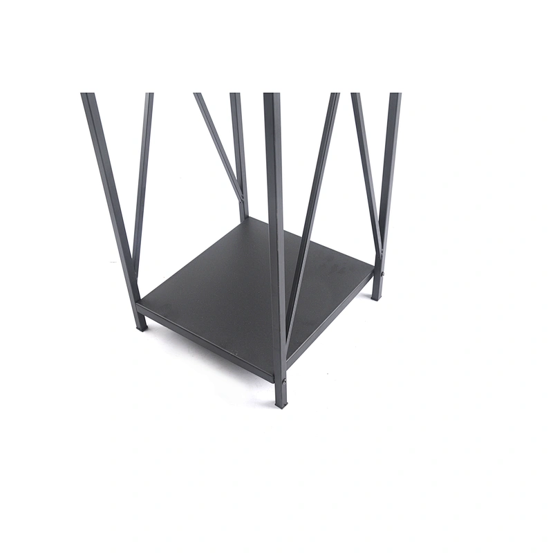 Fireplace Accessory Metal Smart Log Holder Rack Wrought Iron Firewood Holder