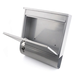 Modern Wall Mounted Mail Box Stainless SteelCustomized  Letter Box  with Newspaper Holder